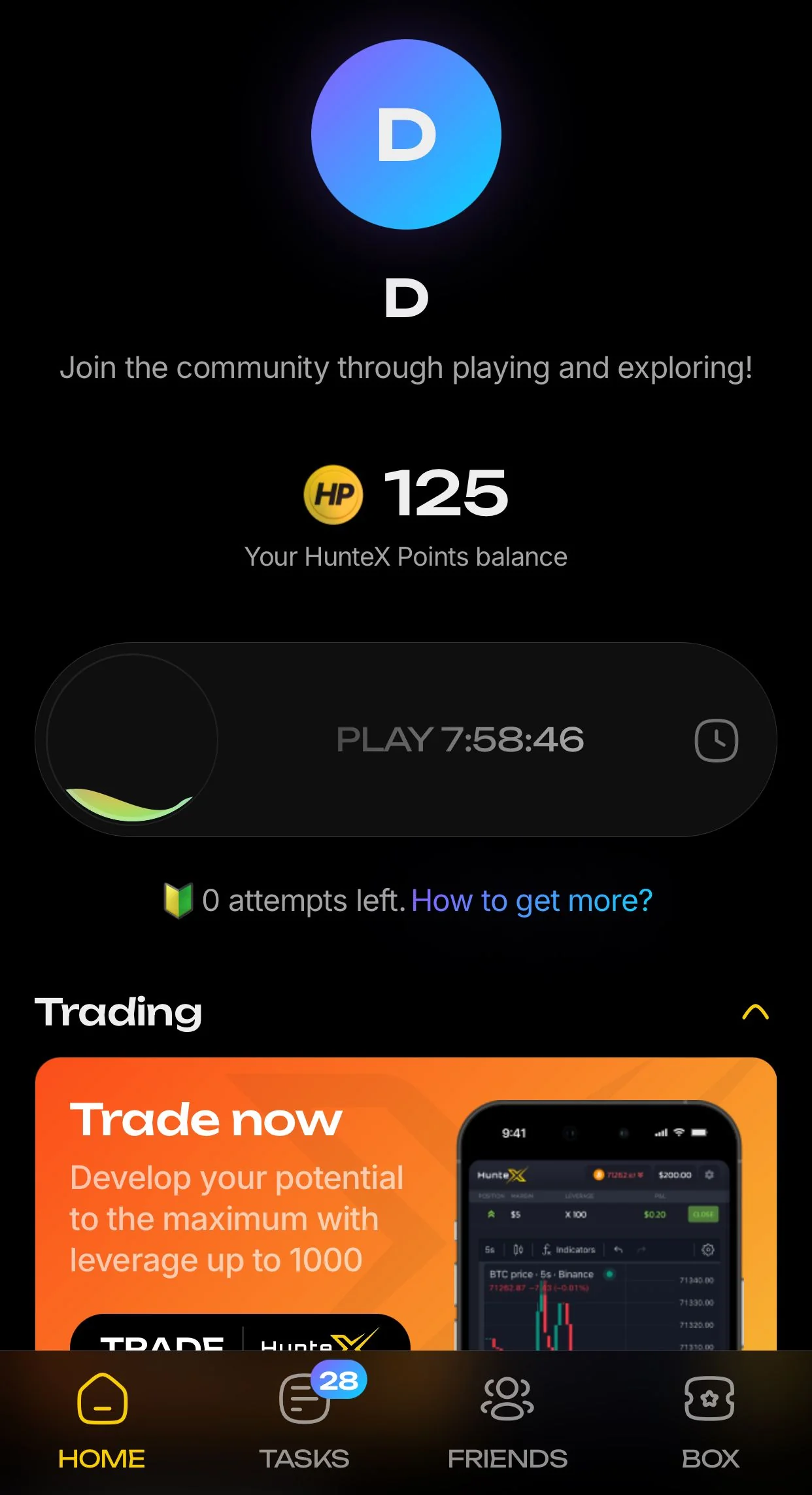 HunteX — Preview 2