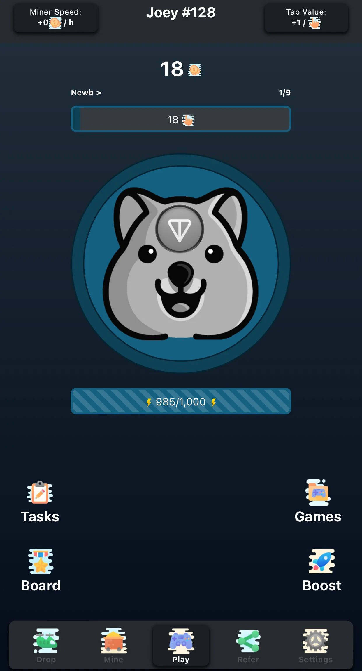 QuokkaCoin Tap Bot — Preview 1