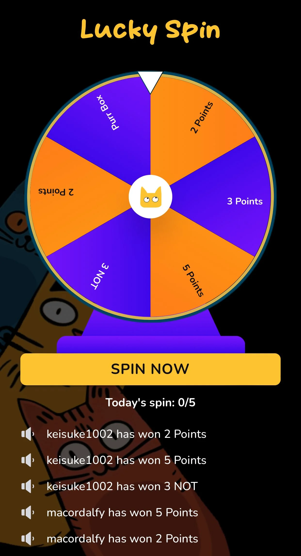 Purr fund Miniapp — Pratinjau 4
