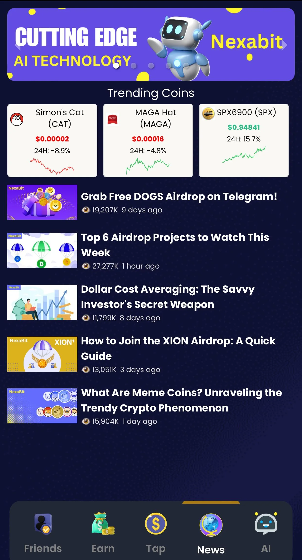 NexaBit AI — Aperçu 2