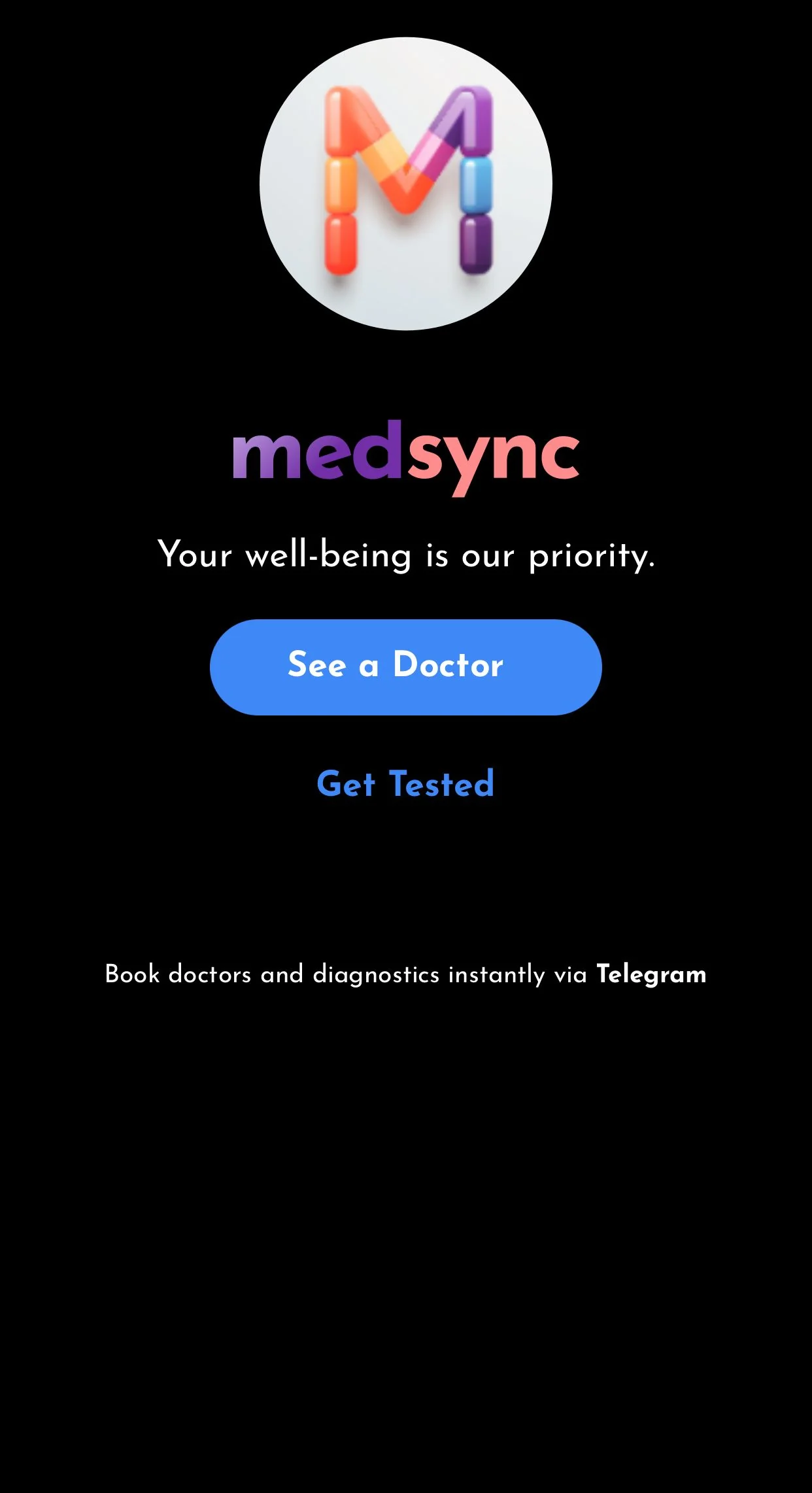MedSync WebApp — Preview 1