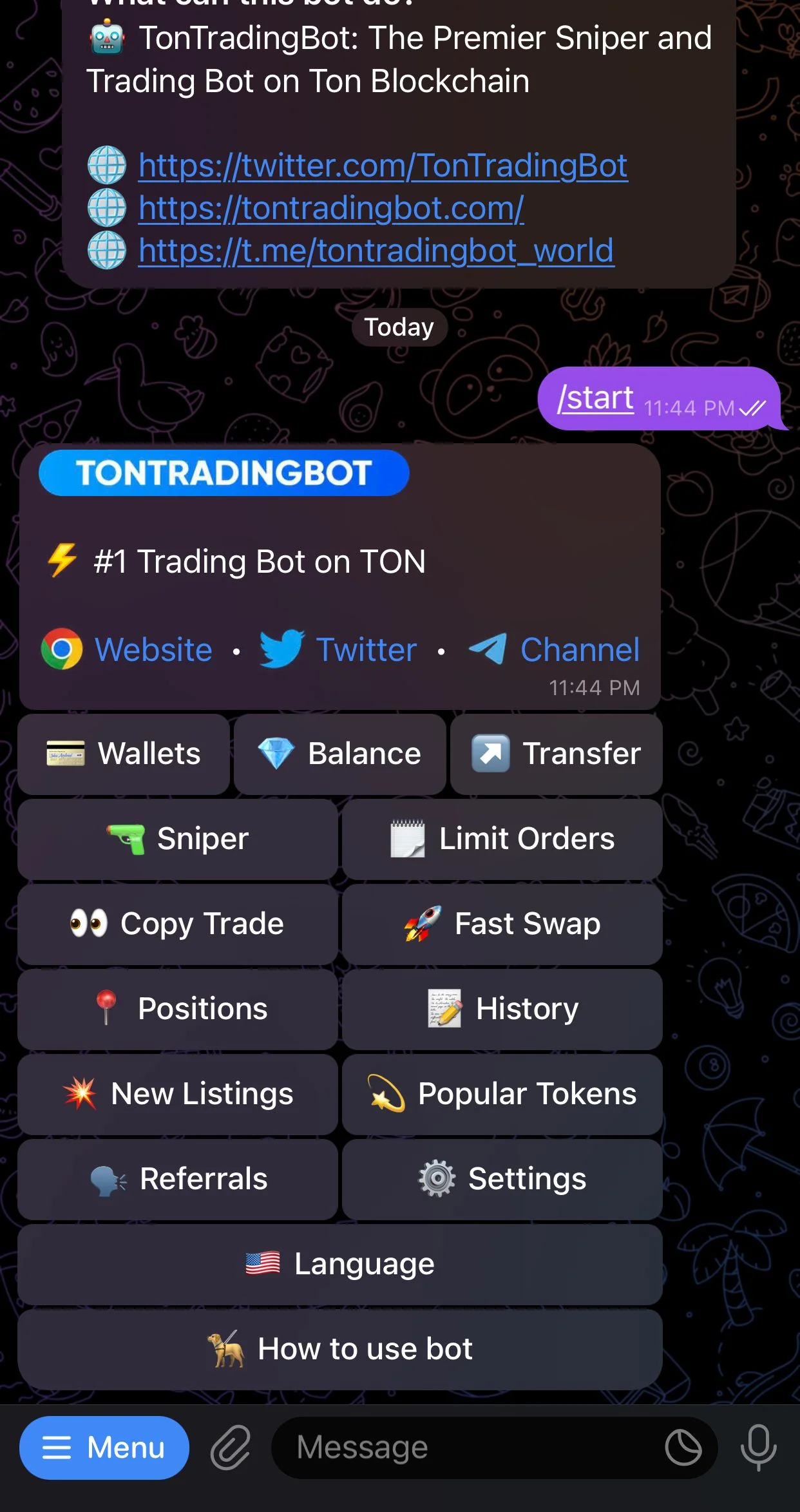 TonTradingBot — Preview 1