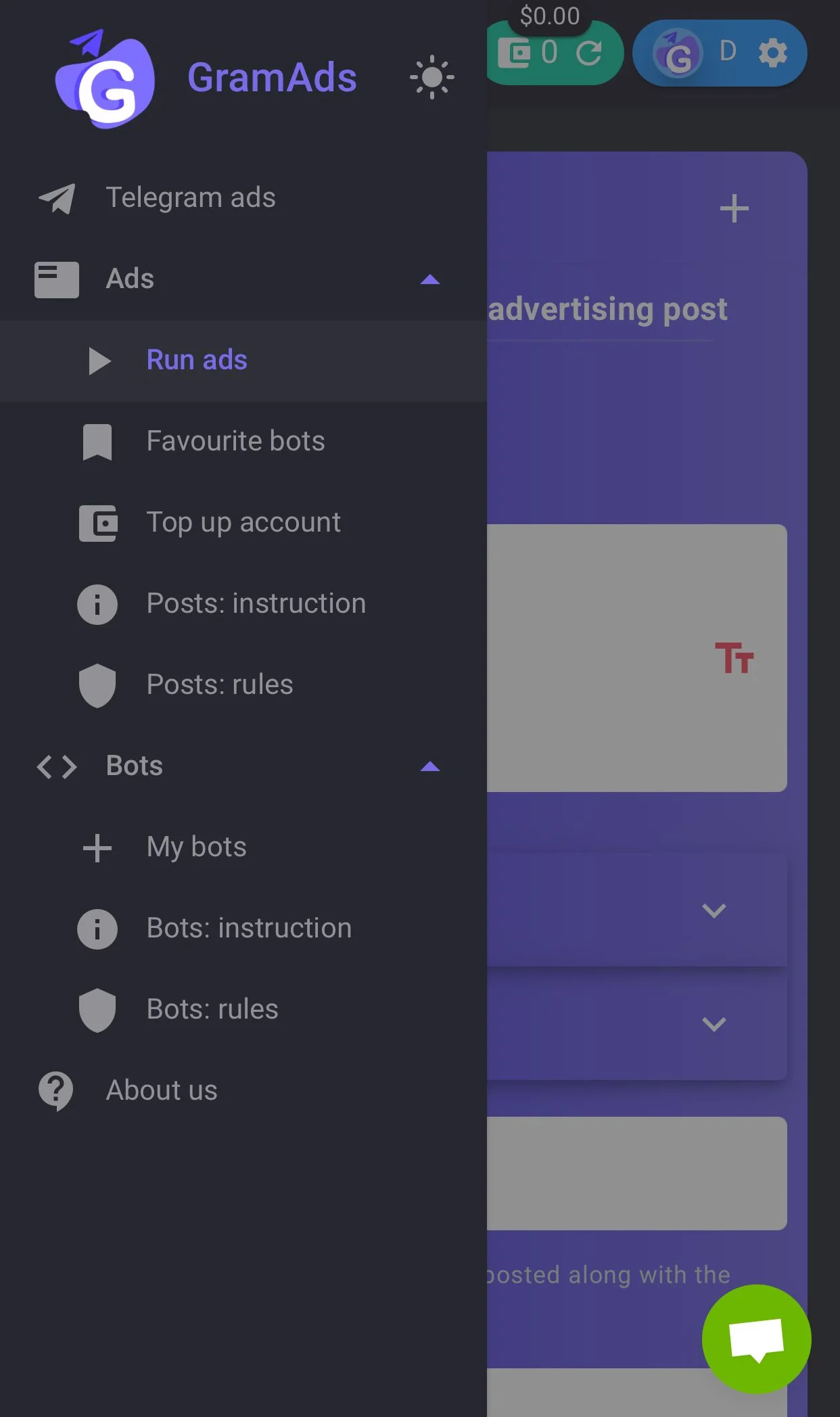 GramAds: community-driven Telegram Ad Network — Превью 3