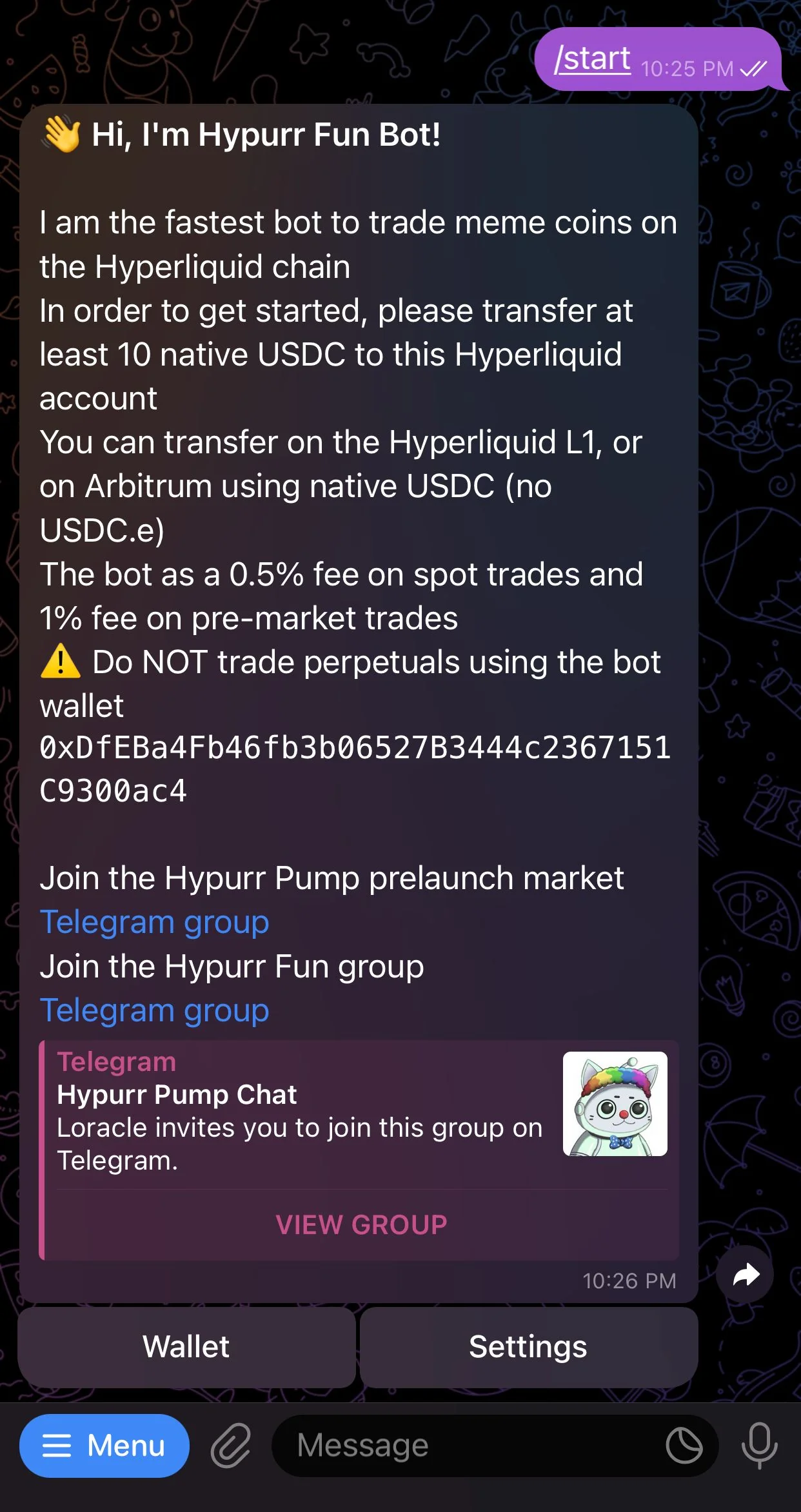 Hypurr Fun Bot — Preview 1