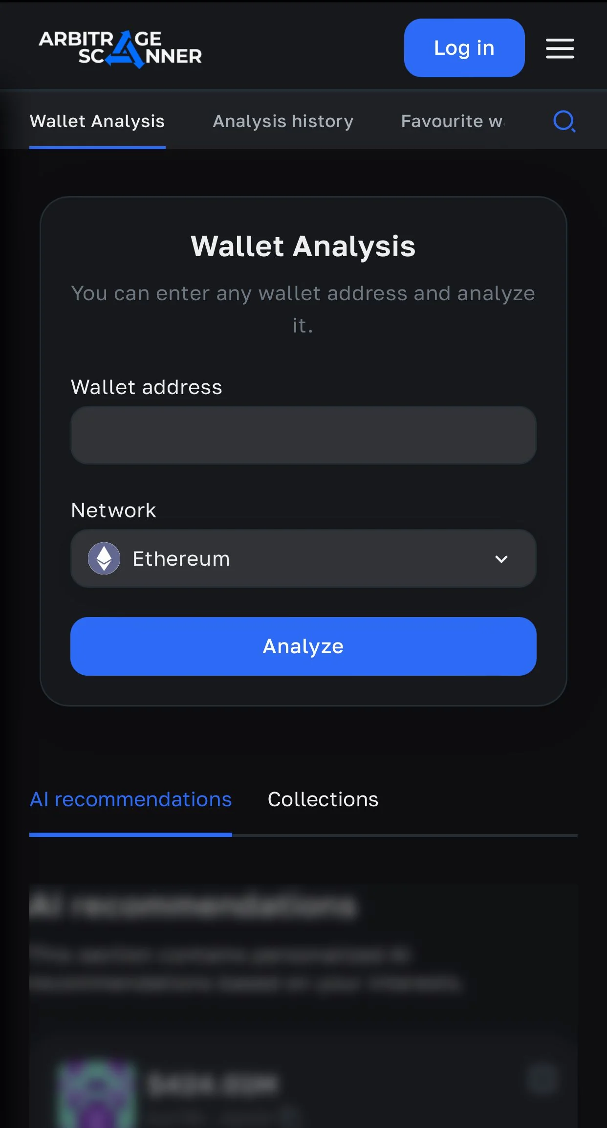 ArbitrageScanner Wallet ā Pratinjau 1