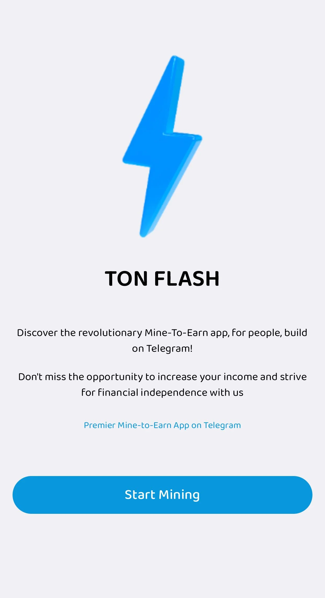TON Flash Bot — Preview 1