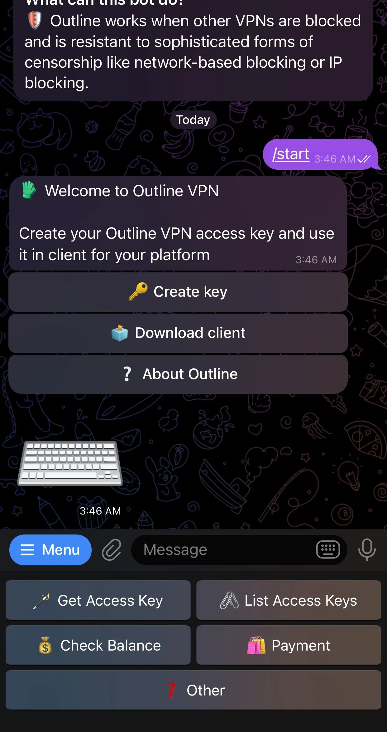 Outline VPN keys — Превью 1