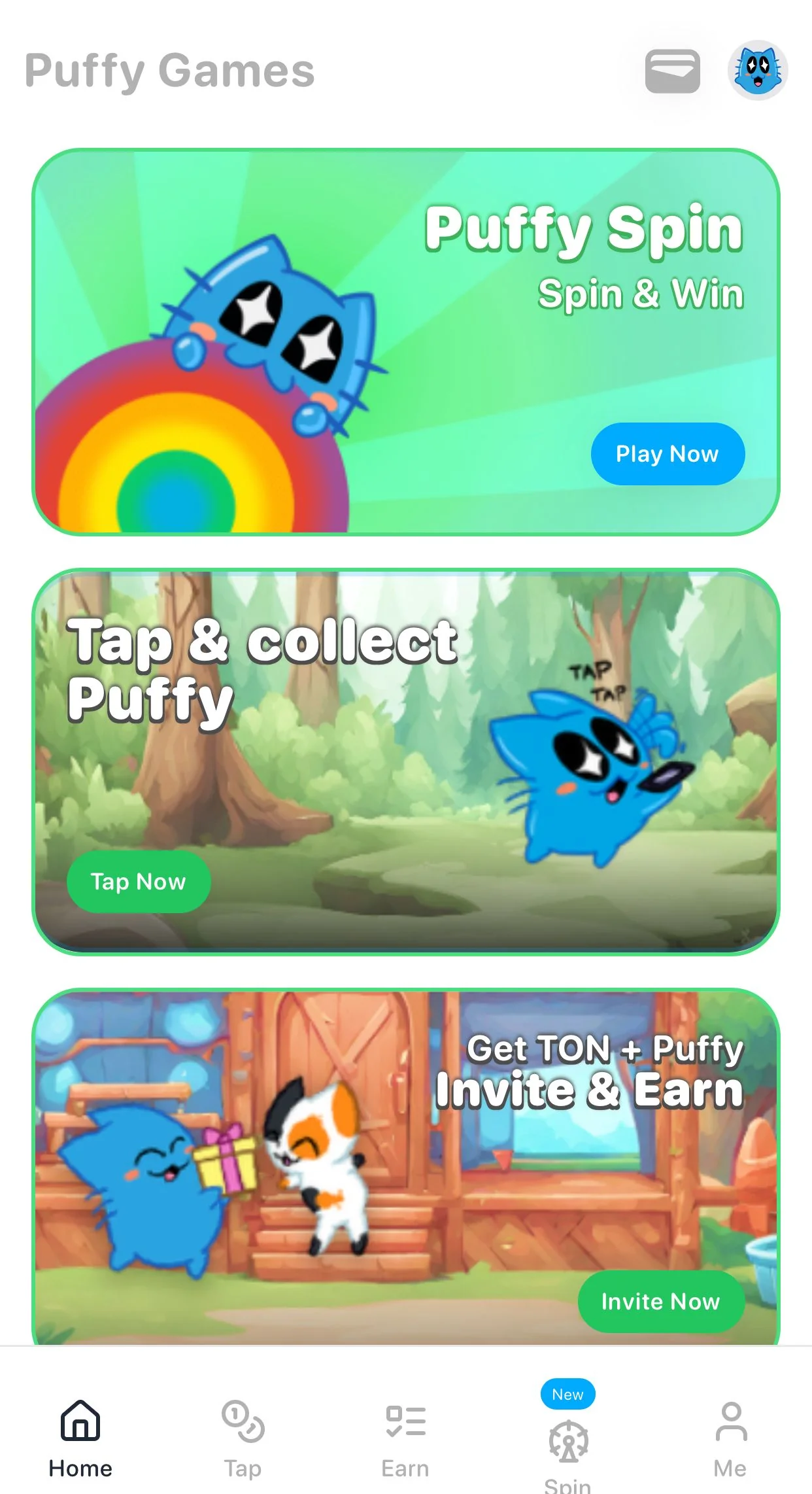 Puffy Games 🩵 — Preview 2