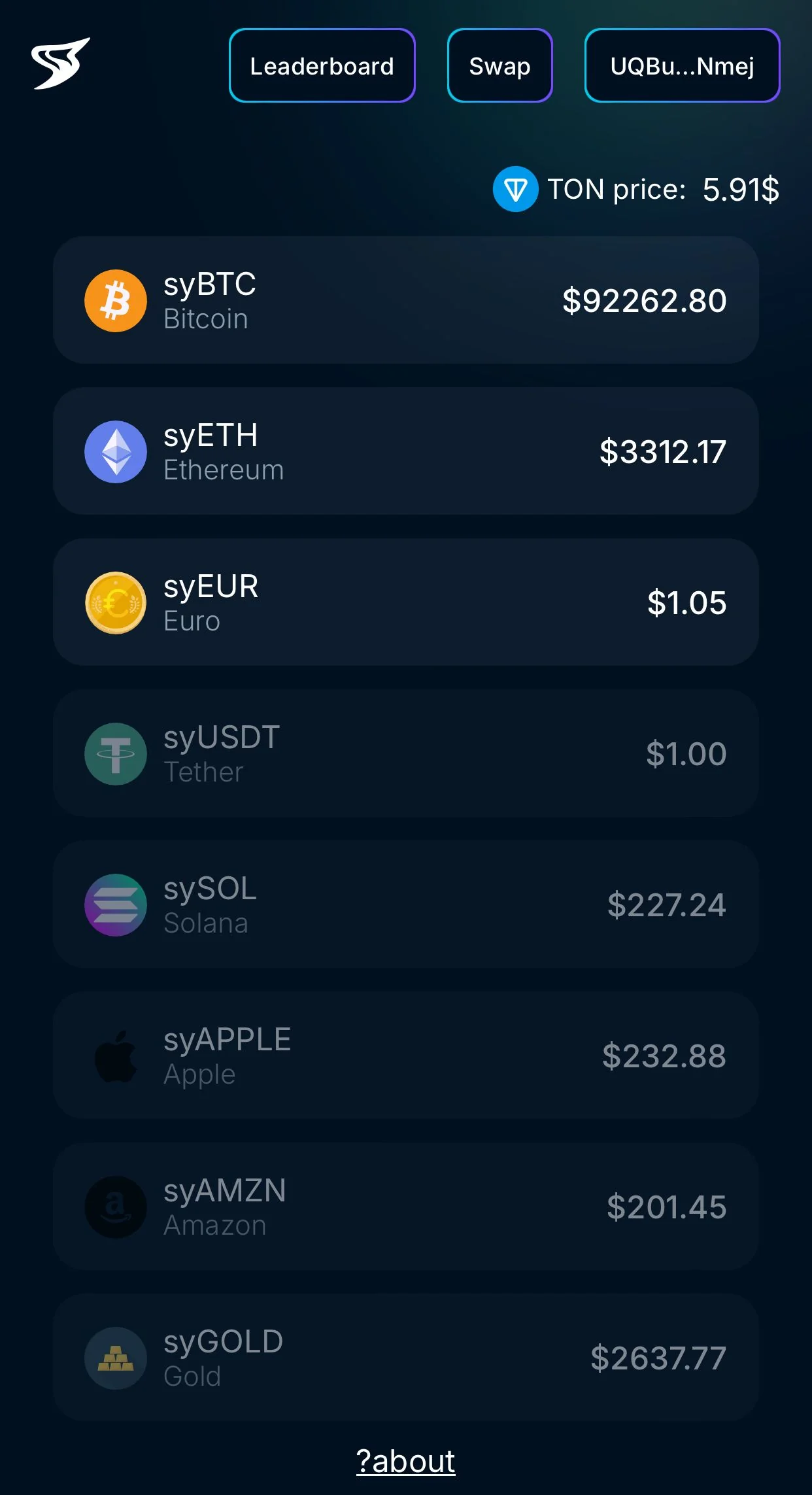 Syde.fi app — Preview 1
