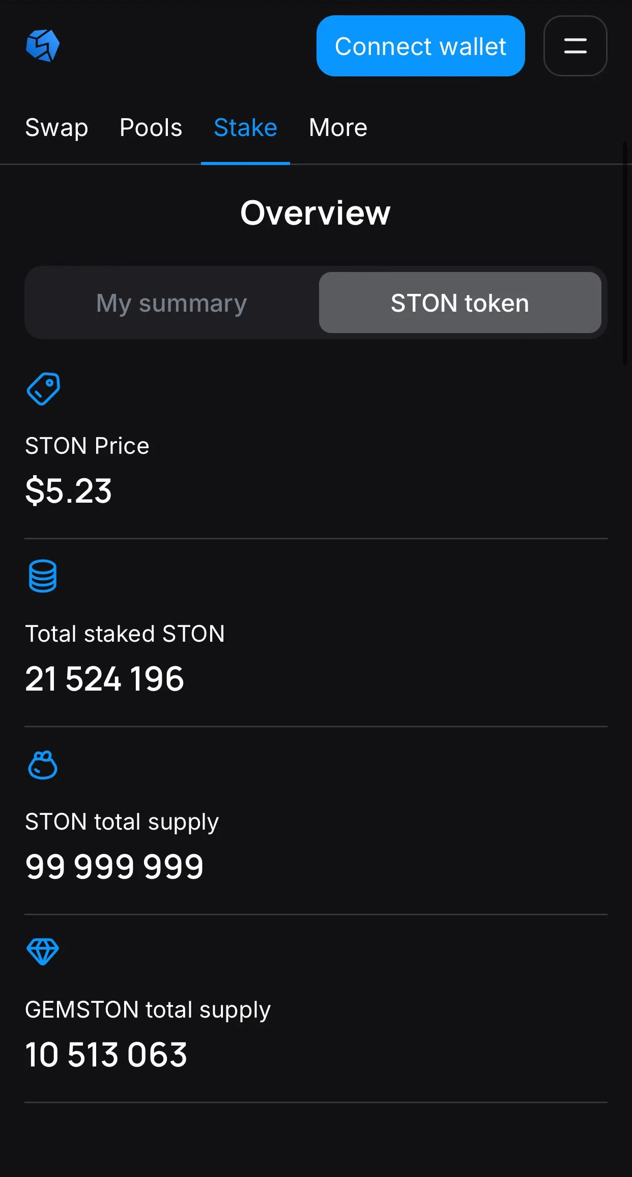 STON.fi DEX — Pratinjau 4