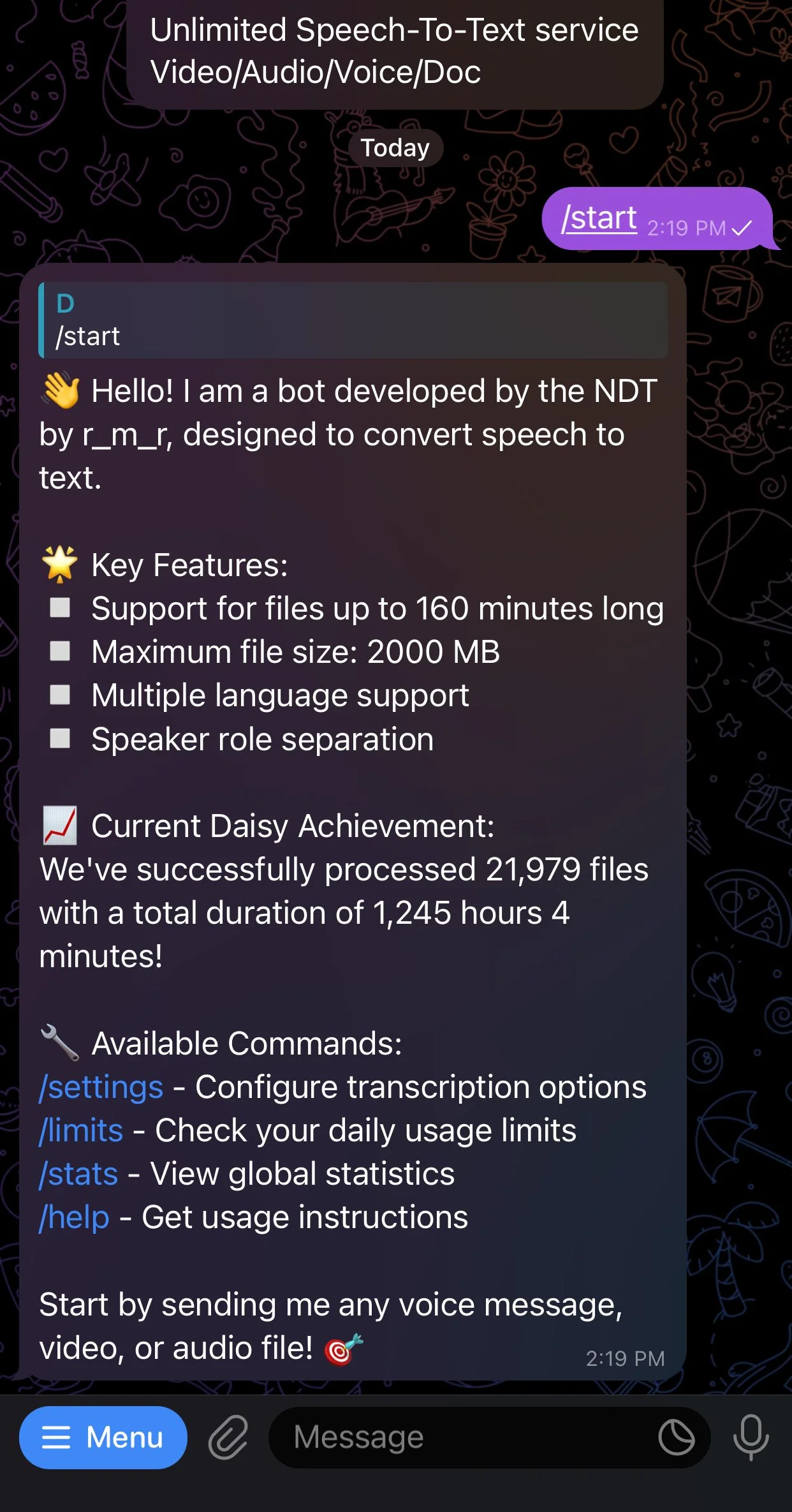 Speech To Text | Daisy — Pratinjau 1