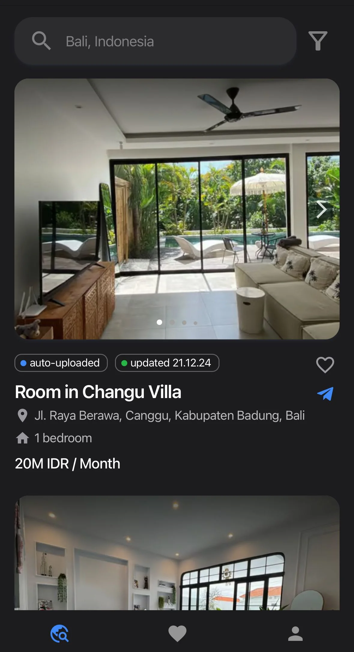 Willi — Bali Rentals App — Превью 1