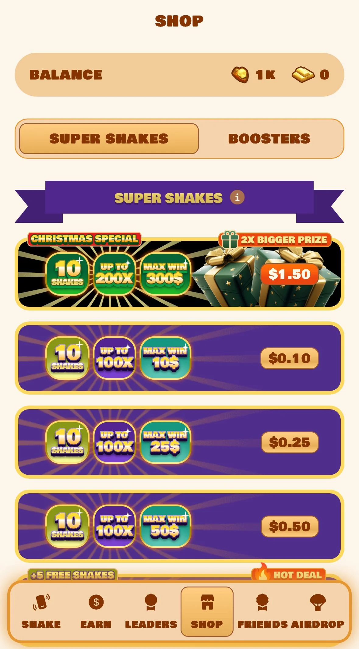 GSHAKE | Shake to Earn — Aperçu 4