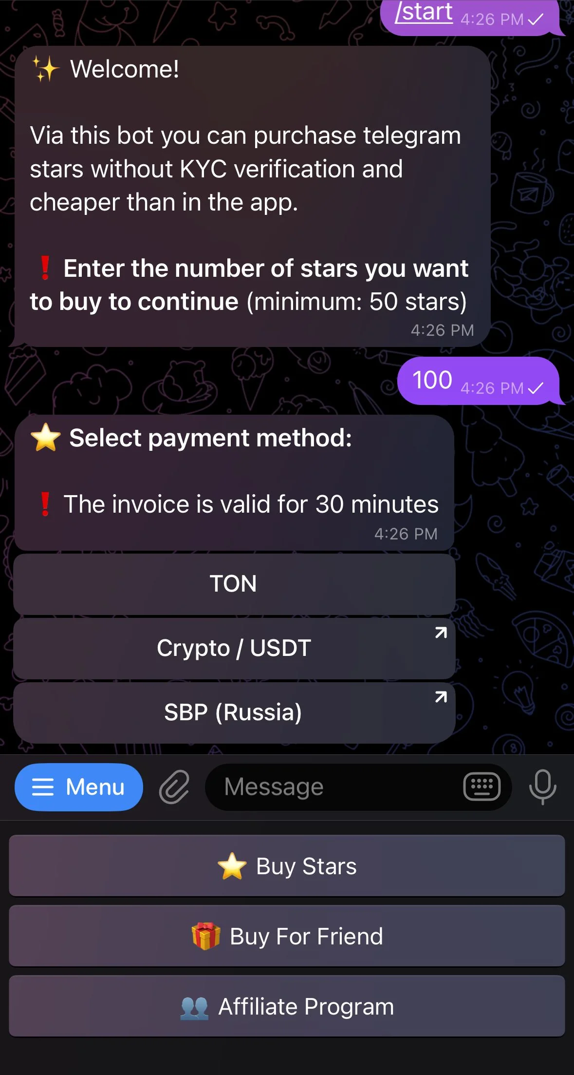 Starsov | Buy Stars — Preview 2