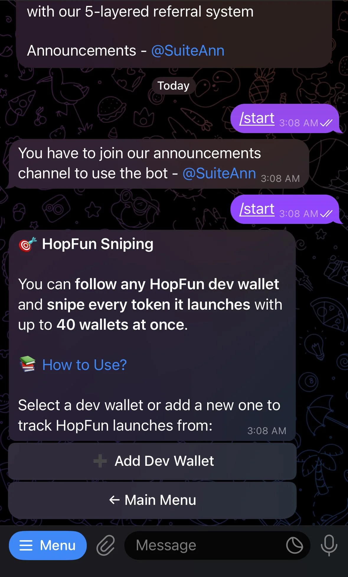 Sui Sniper Bot — Превью 3