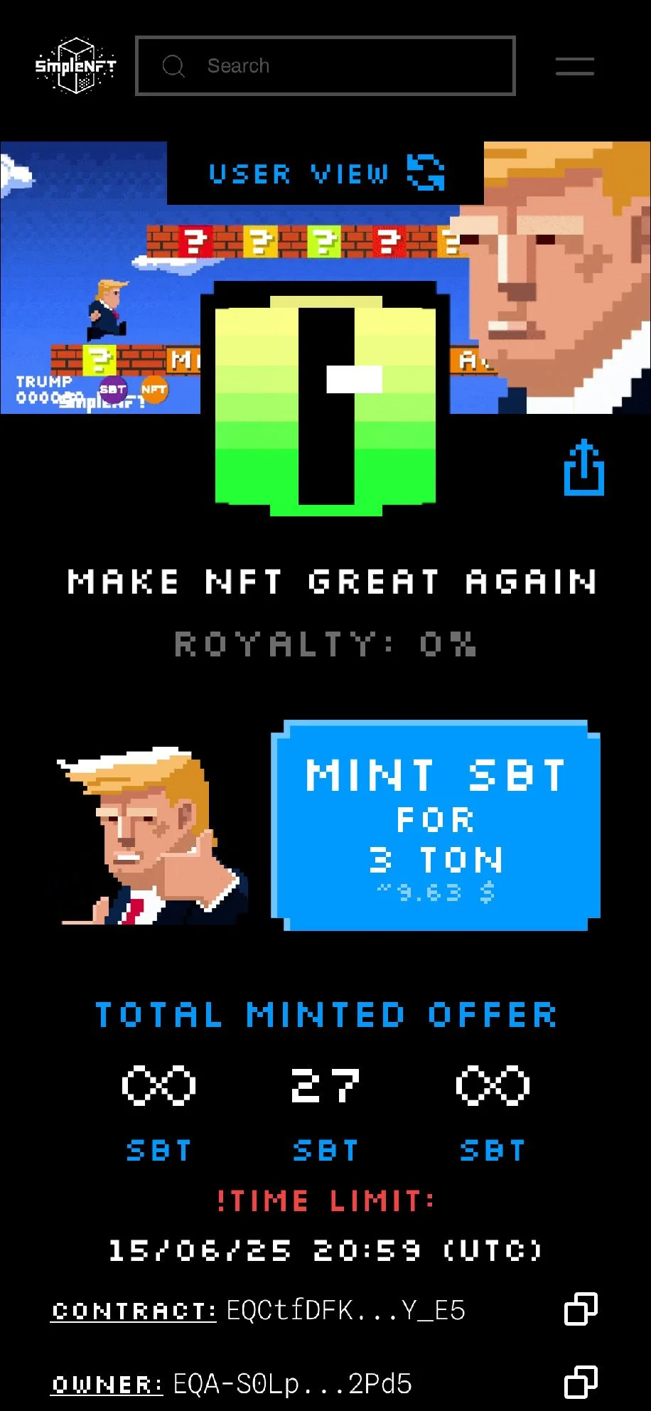 SimpleNFT — Pratinjau 3