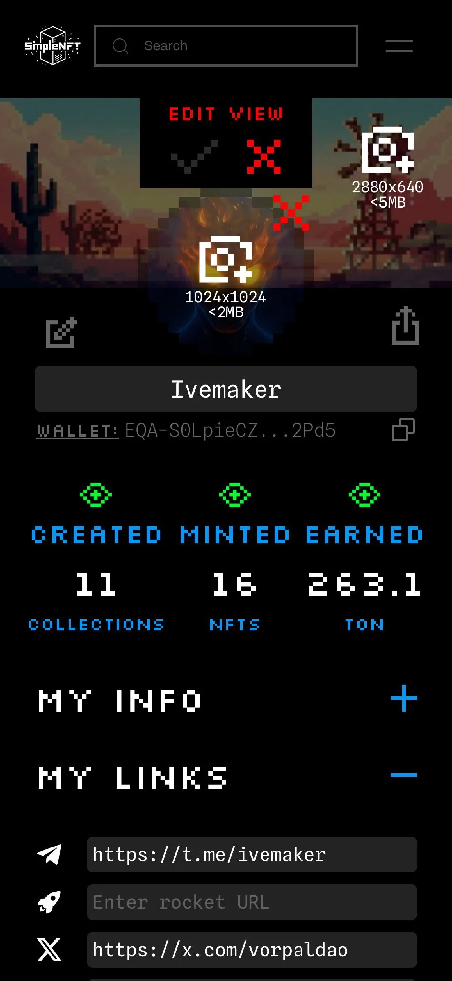 SimpleNFT — Pratinjau 2