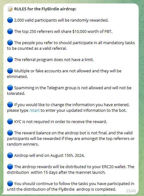 FlyBirdie Airdrop — Preview 1