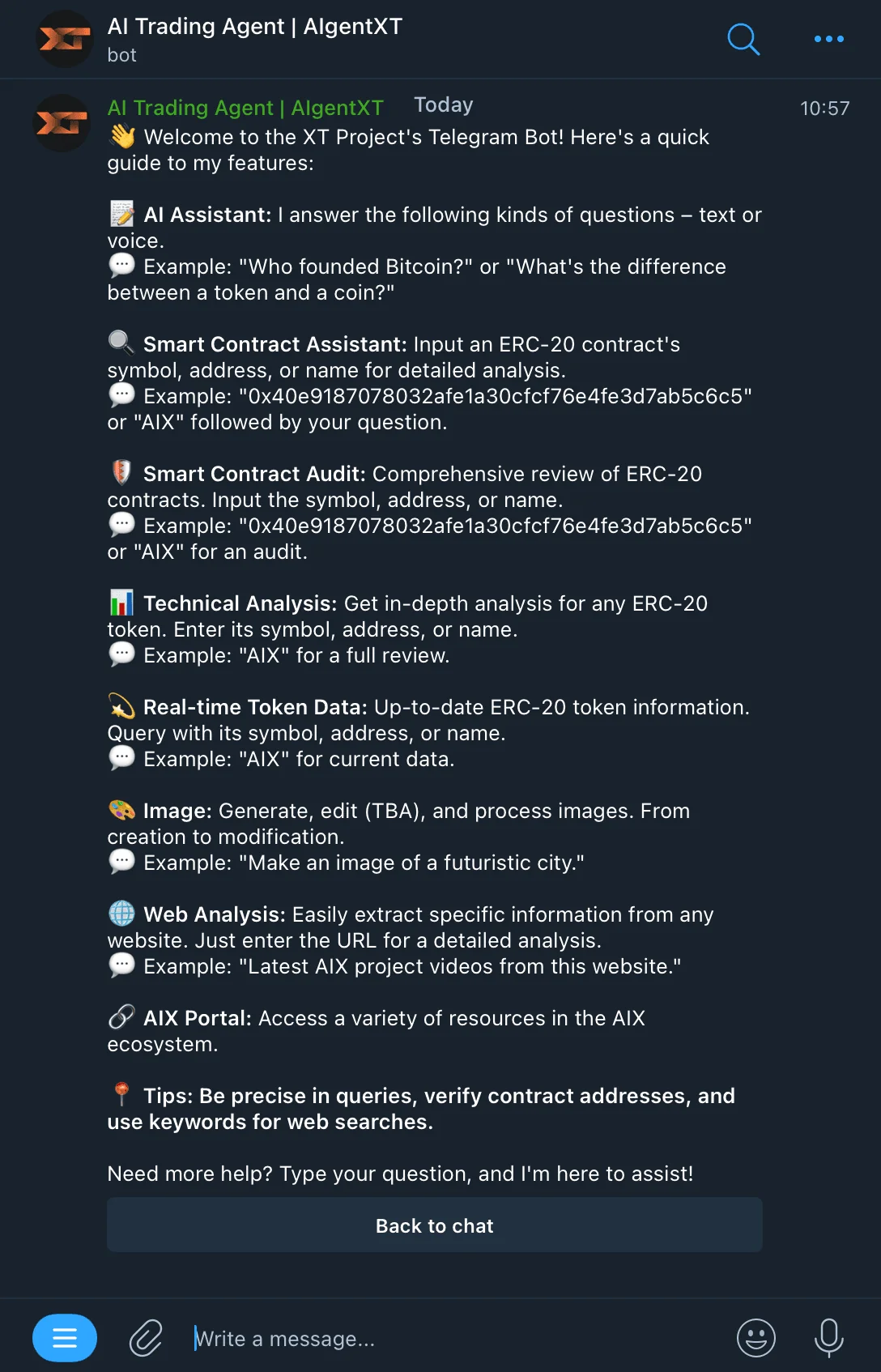AI Trading Agent | AIgentXT — Preview 1