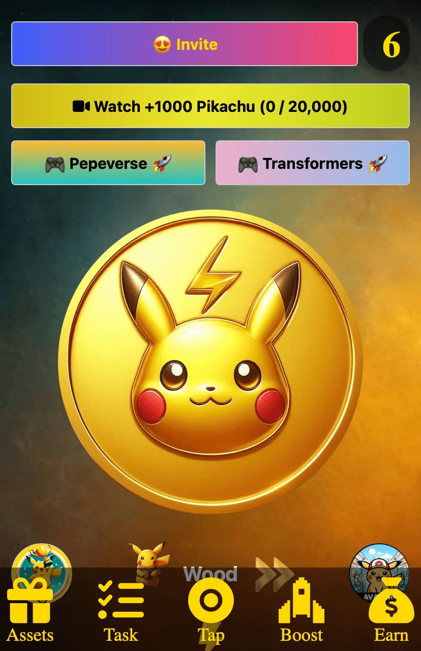 Pikachu Tap — Preview 1