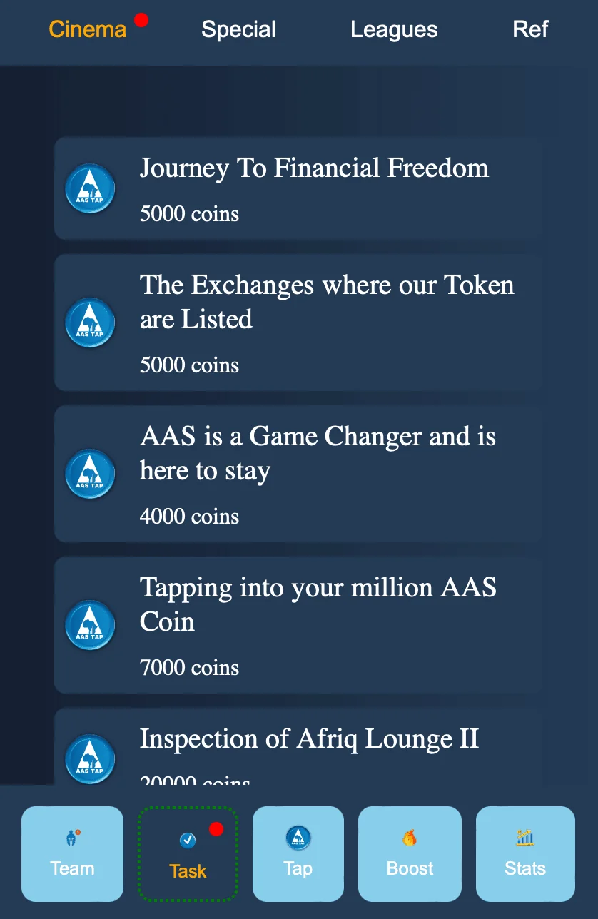 AAS TAP — Preview 2