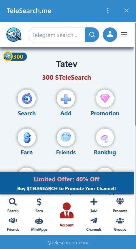 TeleSearch.me — Превью 1