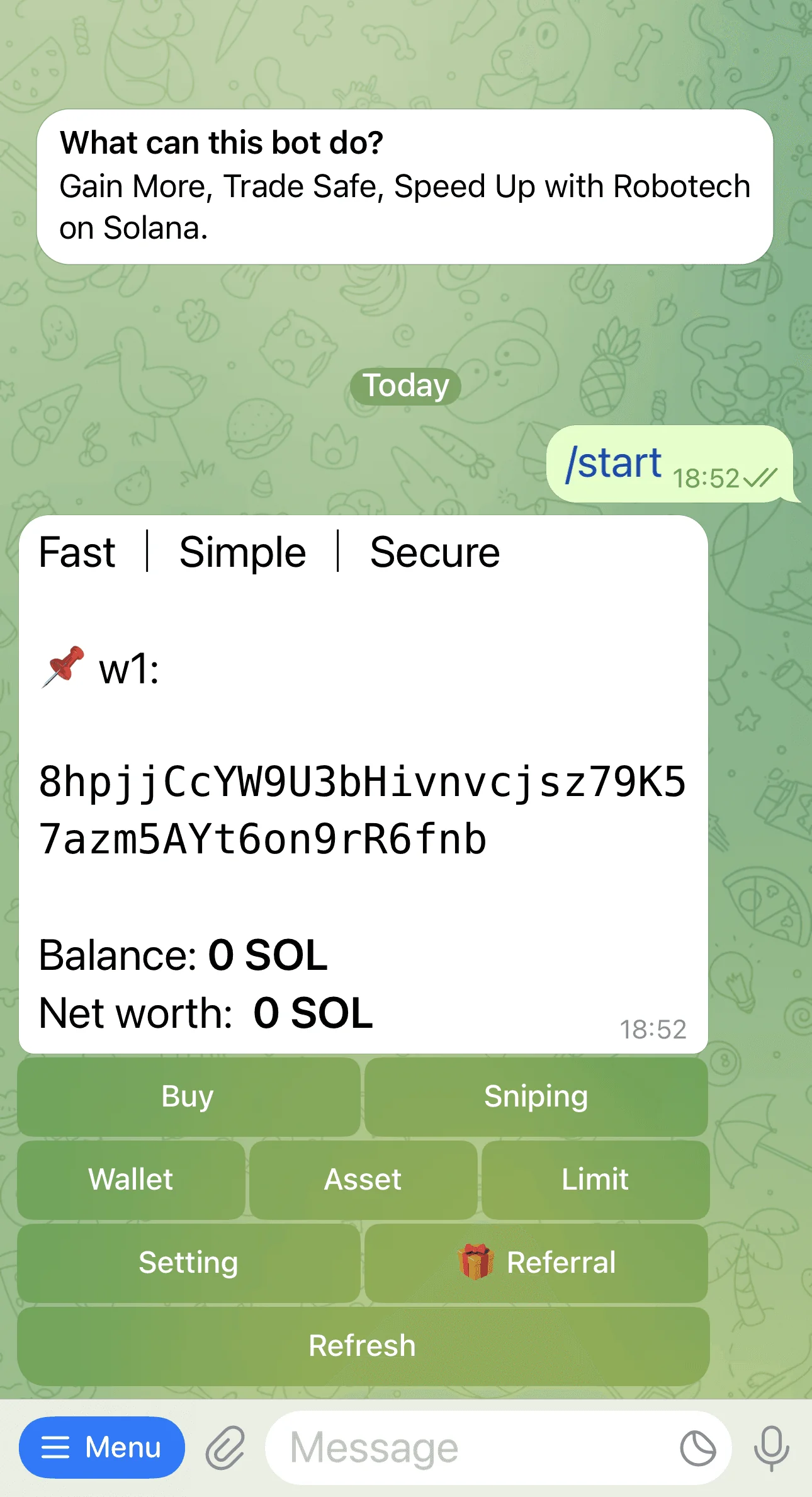 RoboTech Trading Bot — Pratinjau 1