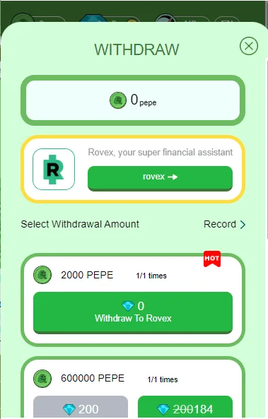 PEPE Miner Bot — Preview 1