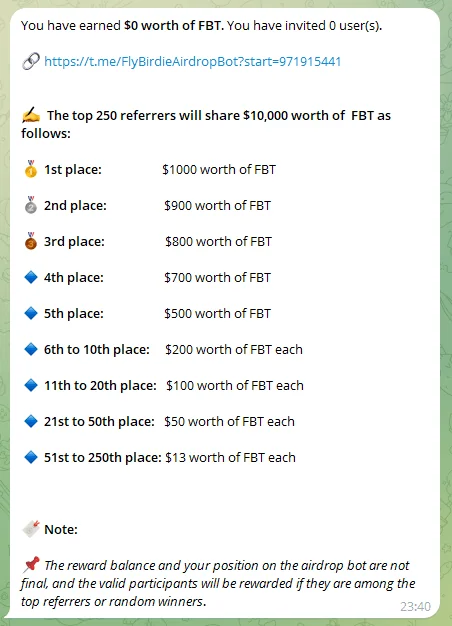 FlyBirdie Airdrop — Preview 2