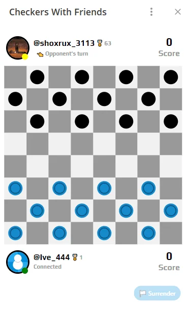 Checkers With Friends — Preview 2