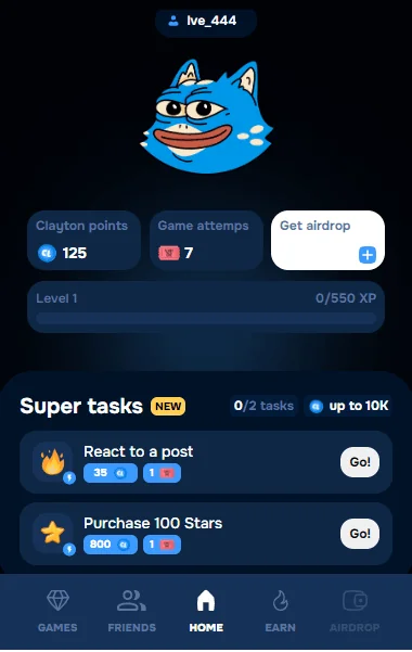 Clayton Game — Preview 1