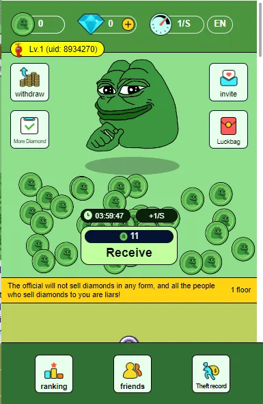 PEPE Miner Bot — Preview 3