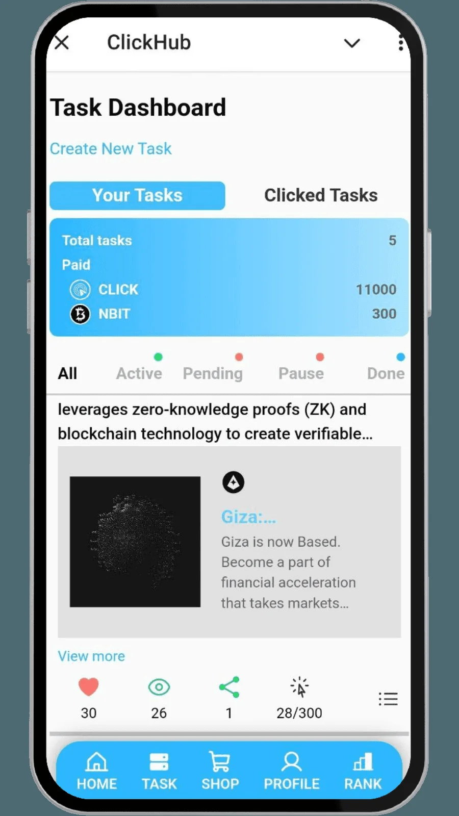 ClickHub — Aperçu 2