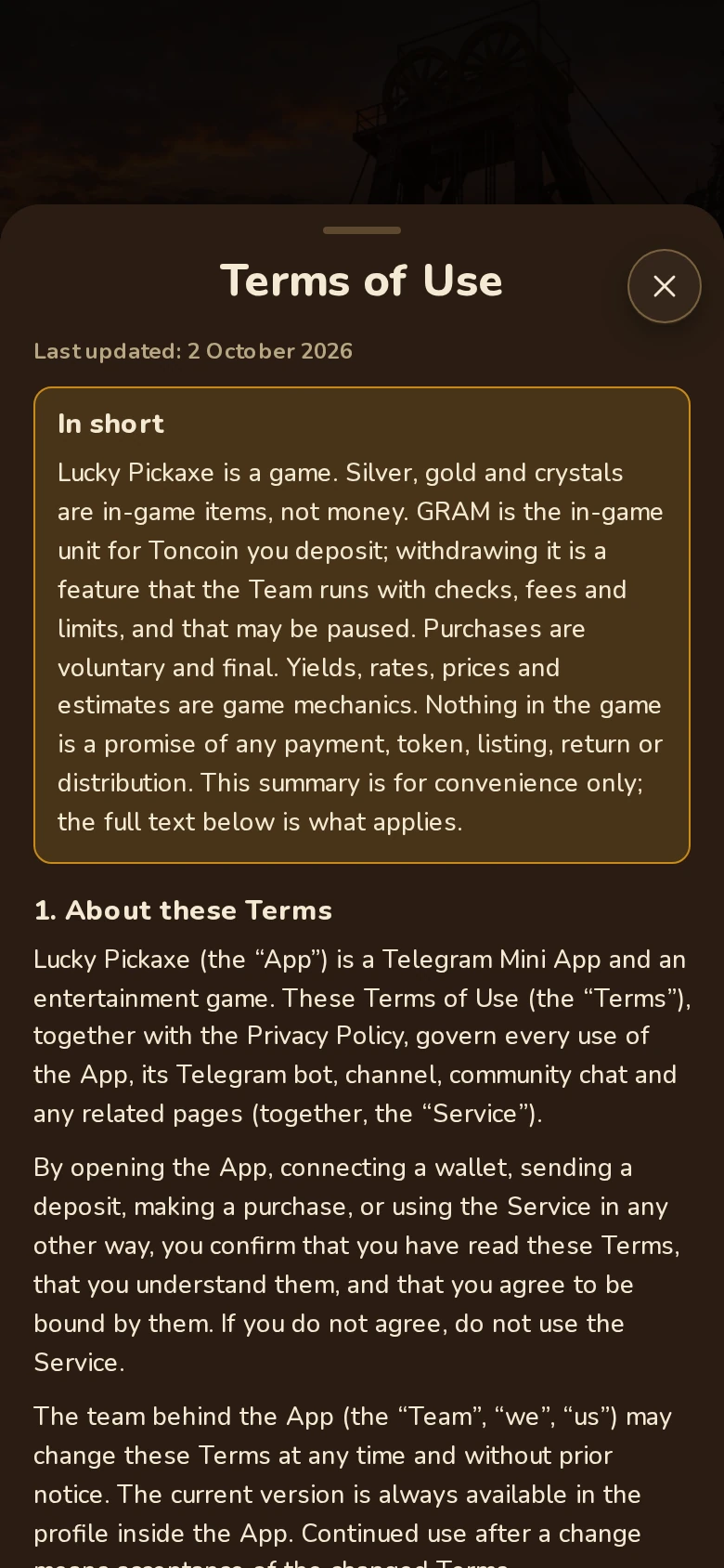 Lucky Pickaxe — Preview 1