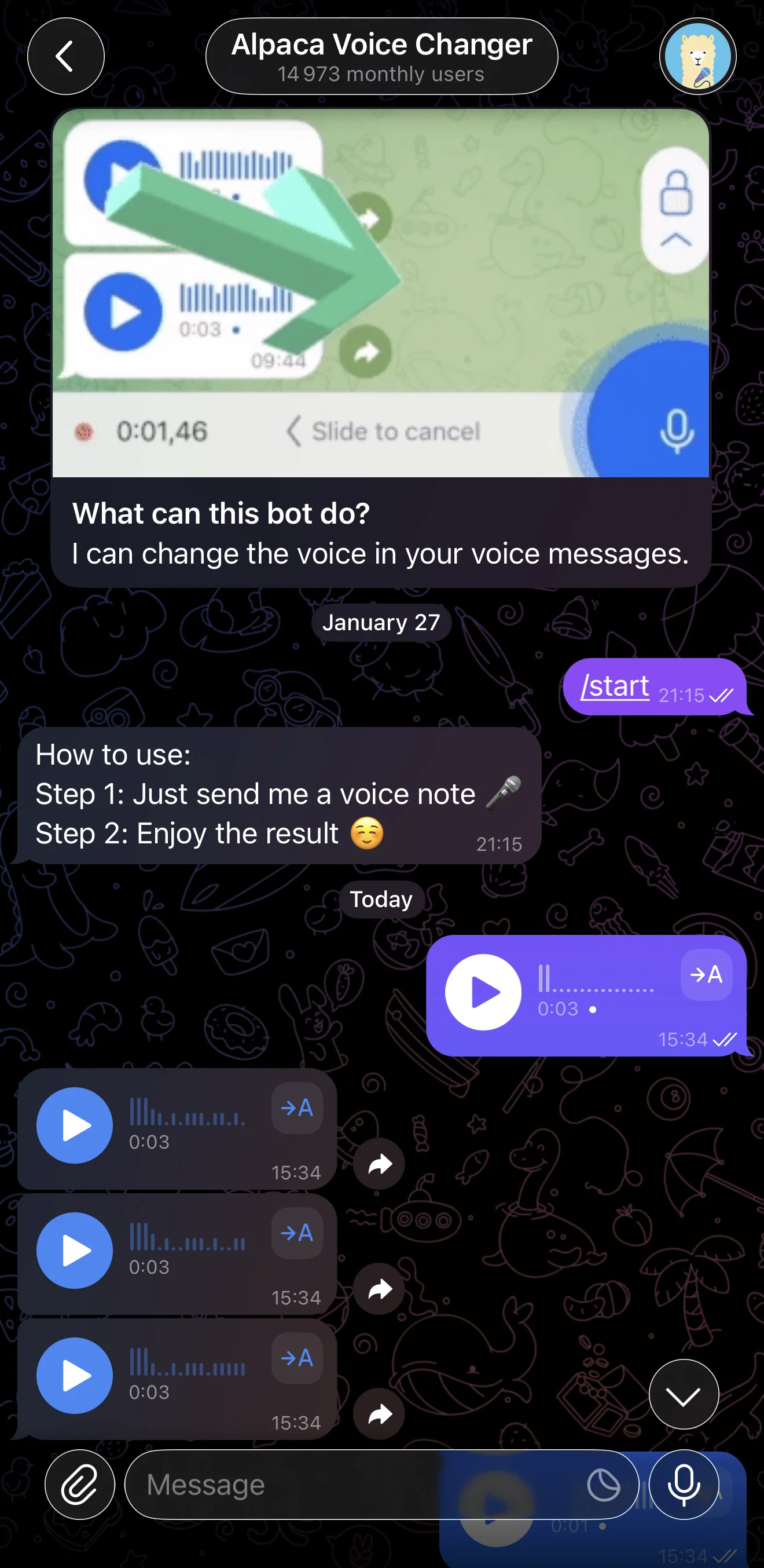 Alpaca Voice Changer — Preview 1