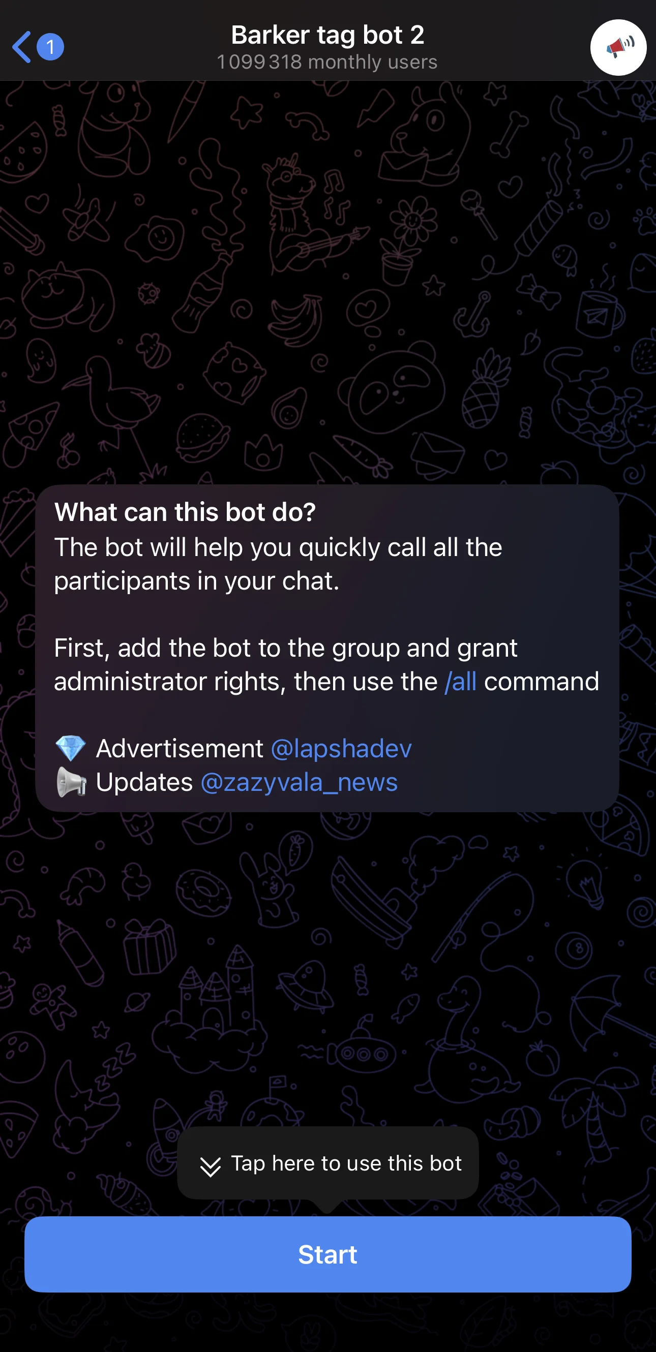 Barker tag bot 2 — Preview 1