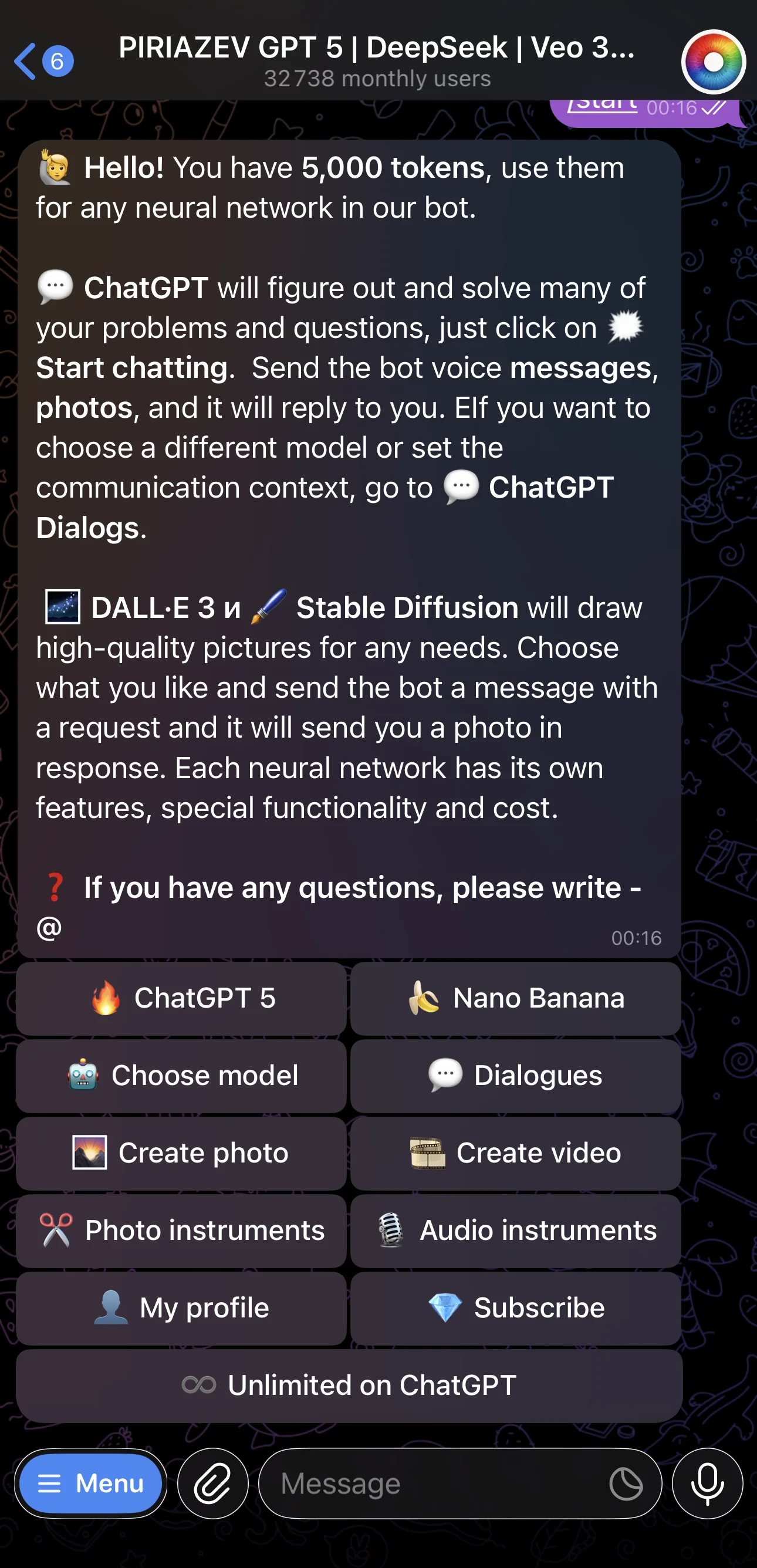 PIRIAZEV GPT 5 | DeepSeek | Veo 3 | Nano Banana | Gemini — Preview 2