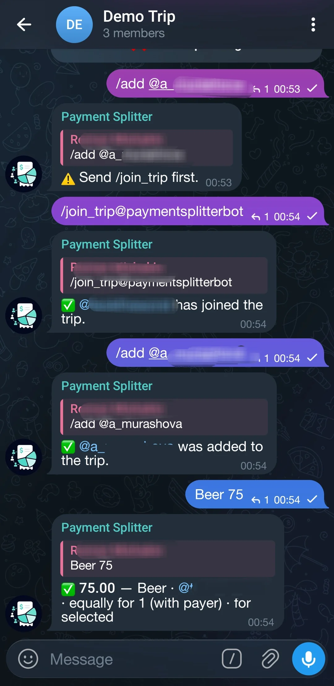 Payment Splitter — Pratinjau 4