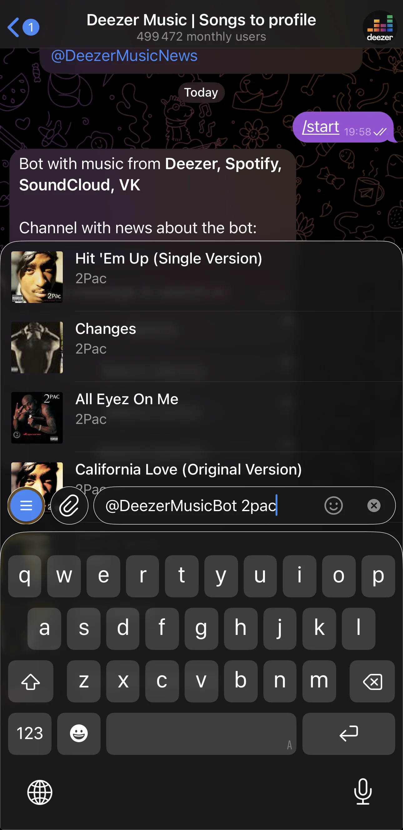 Deezer Music | Songs to profile β Preview 3