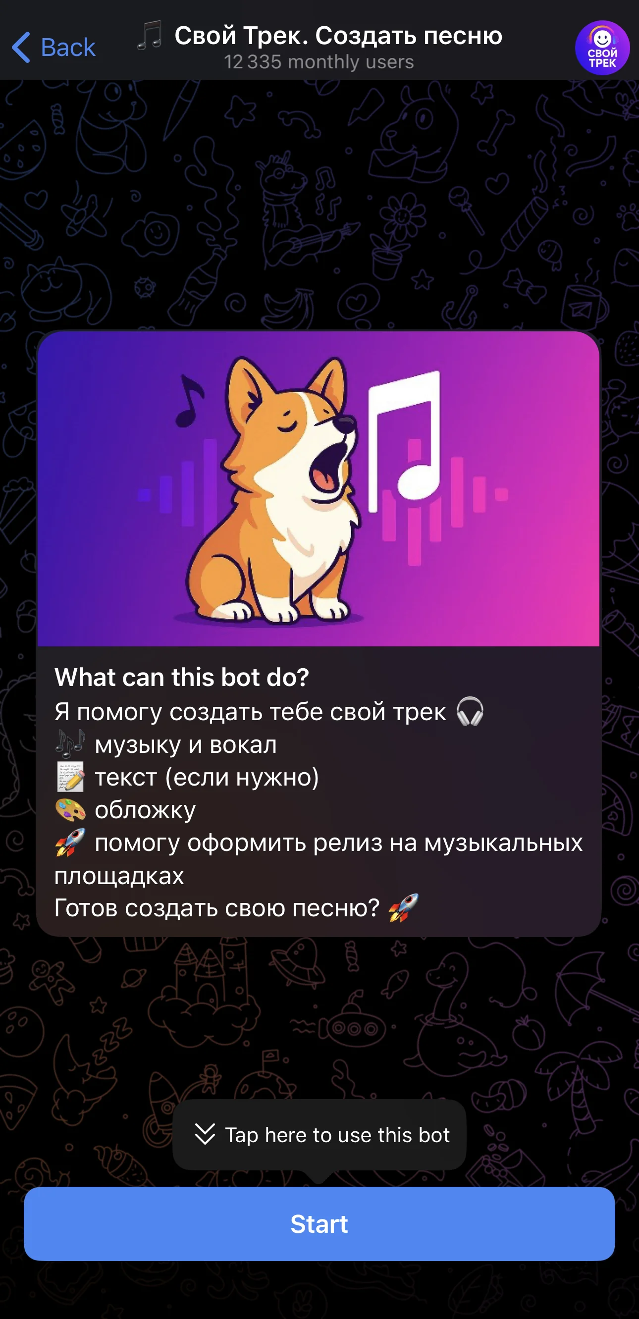 🎵 Your Track. Create a Song — Preview 1