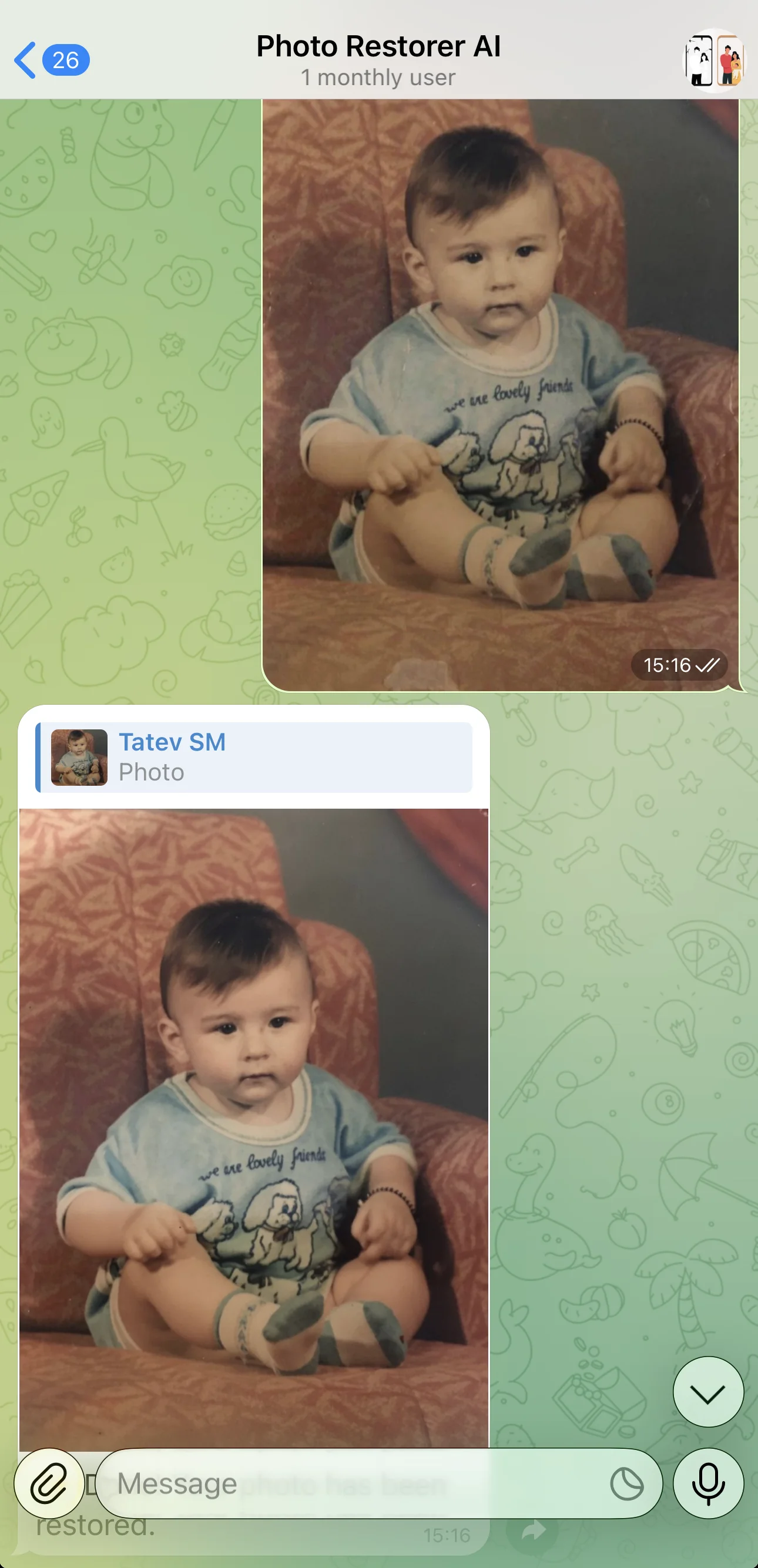 Photo Restorer AI β Preview 2