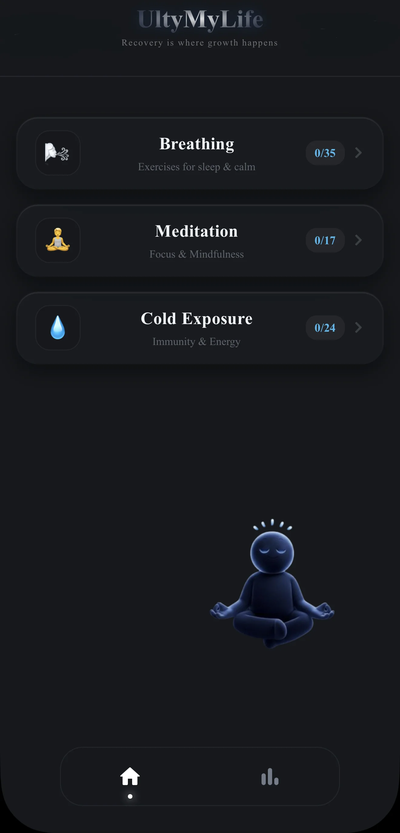 UltyMyLife: Habits • Tasks • Gym • Sleep — Aperçu 4
