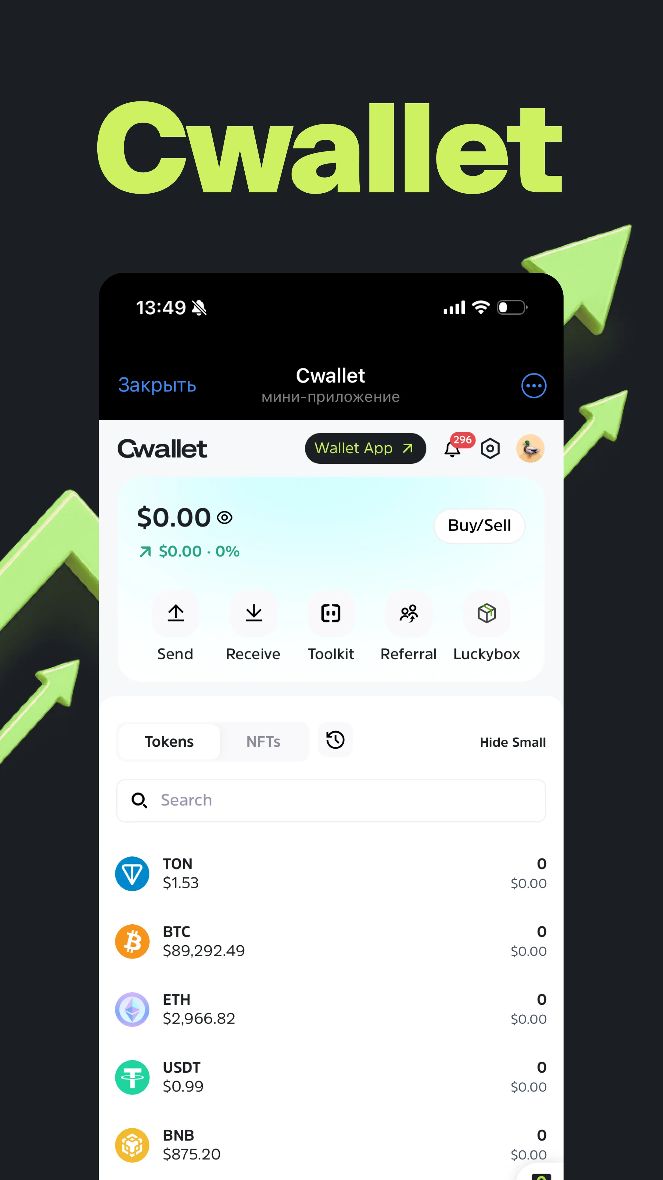 Cwallet — Aperçu 1