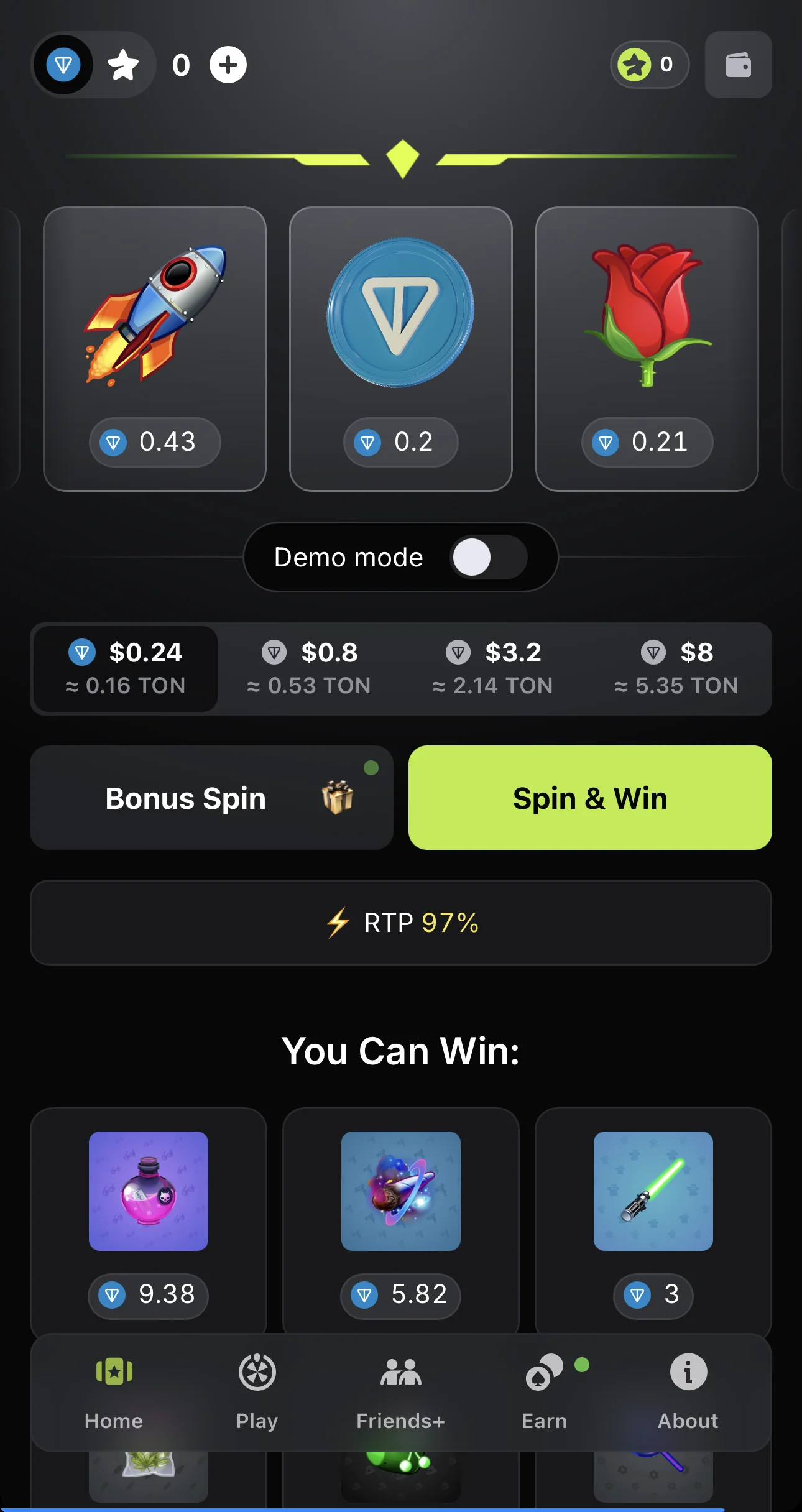 Qzino App — Pratinjau 1