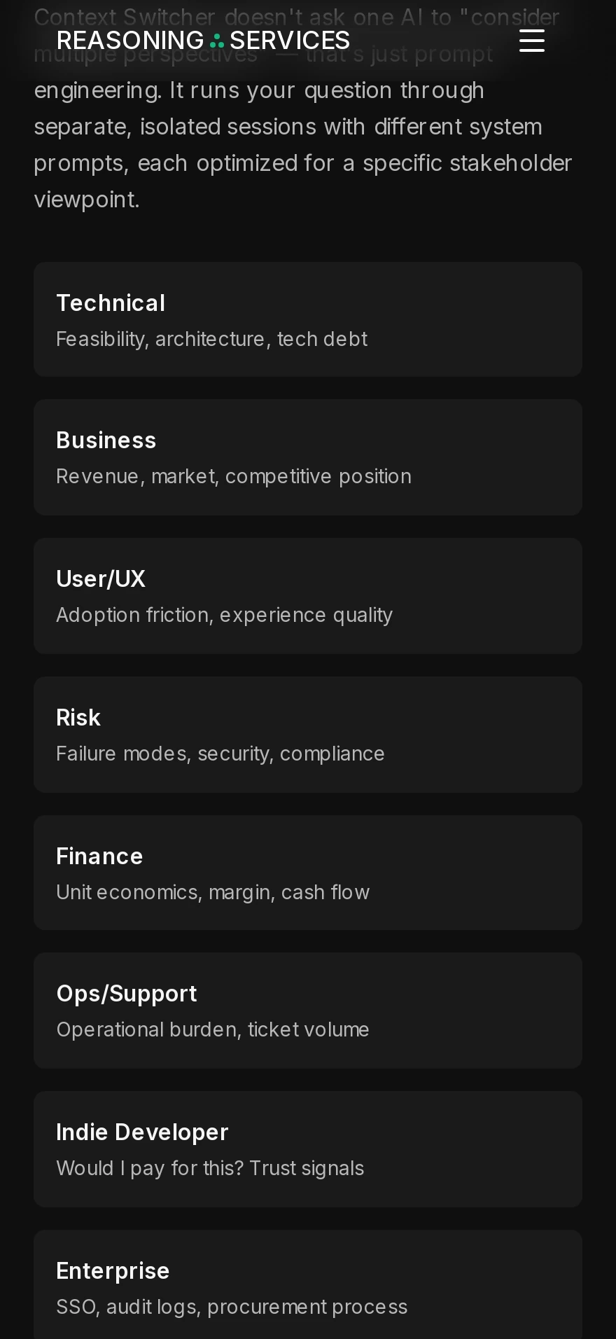 Context Switcher — Preview 3