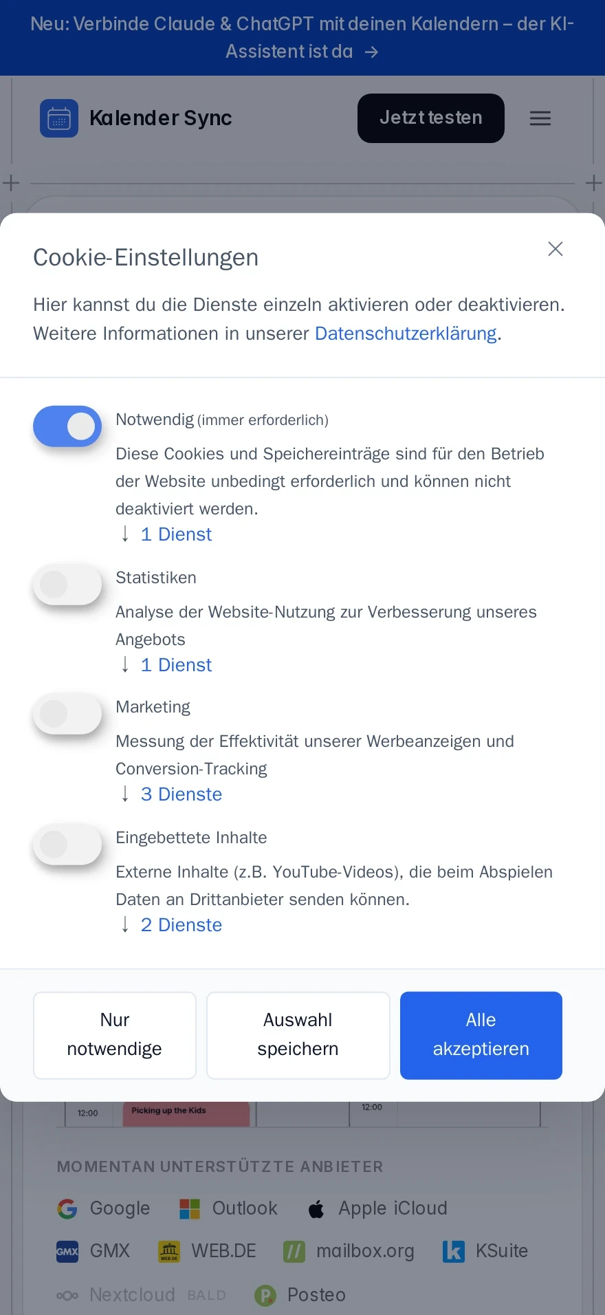 Kalender-Sync — Preview 1