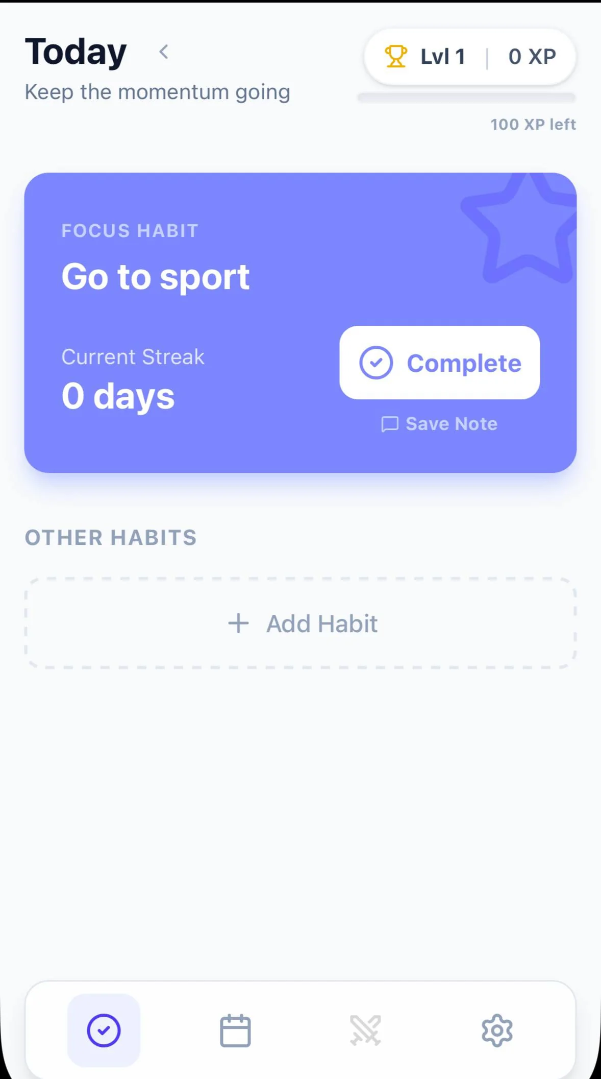 Habit Tracker — Preview 2