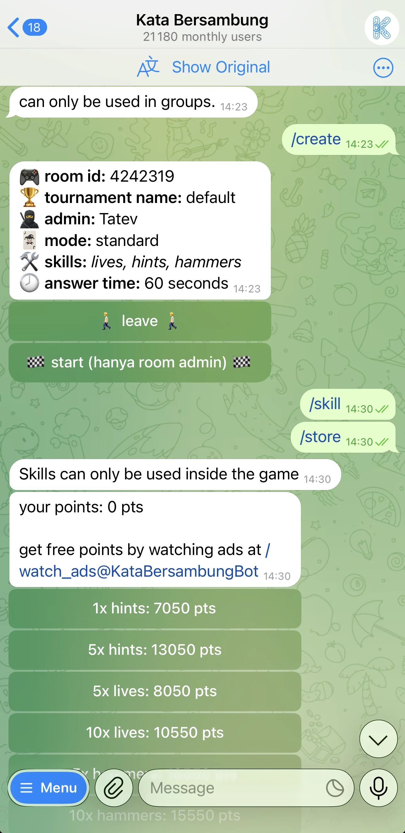 Kata Bersambung — Preview 2