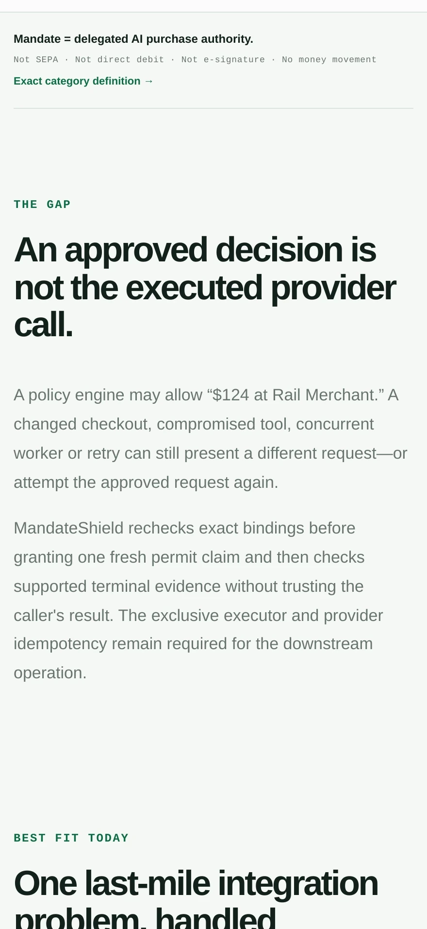 MandateShield AI Payment Authority — Preview 3