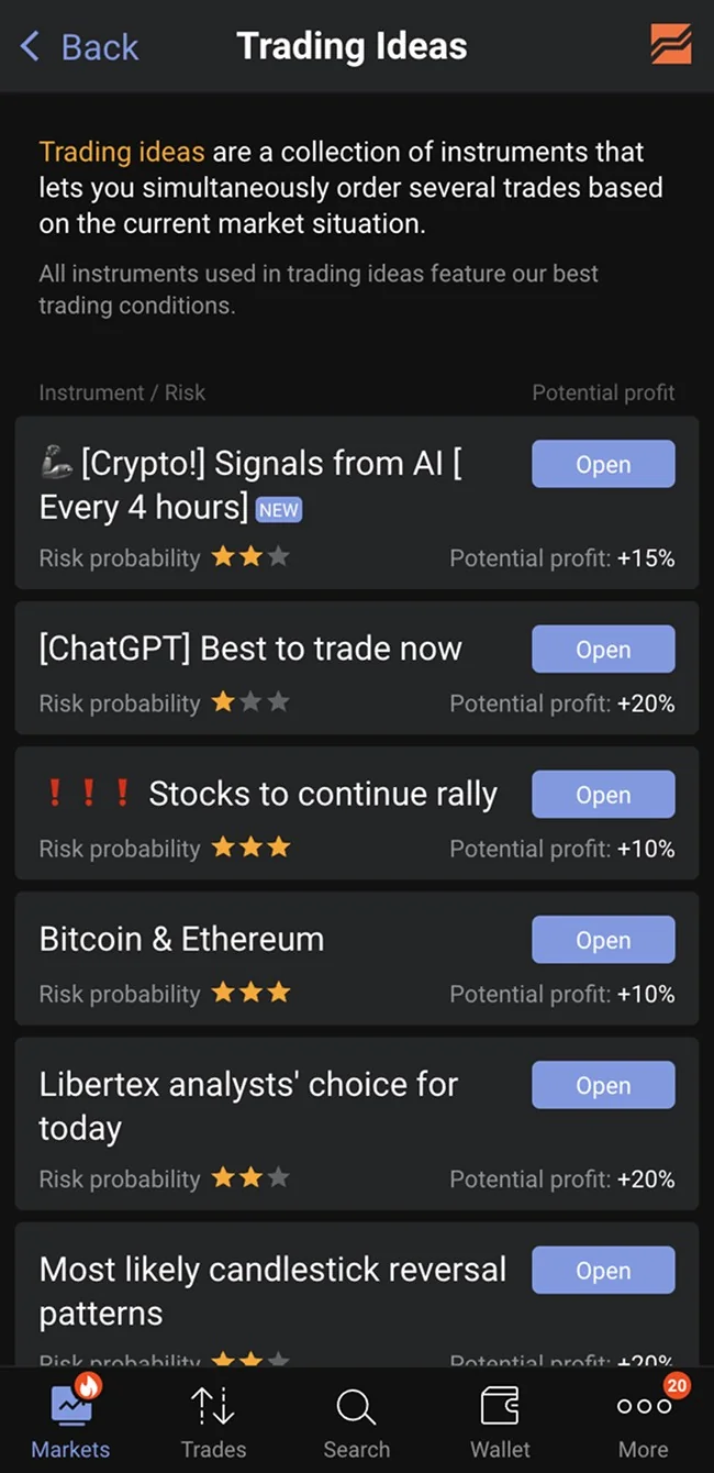 Libertex: Trading & Investing (Global) — Pratinjau 5